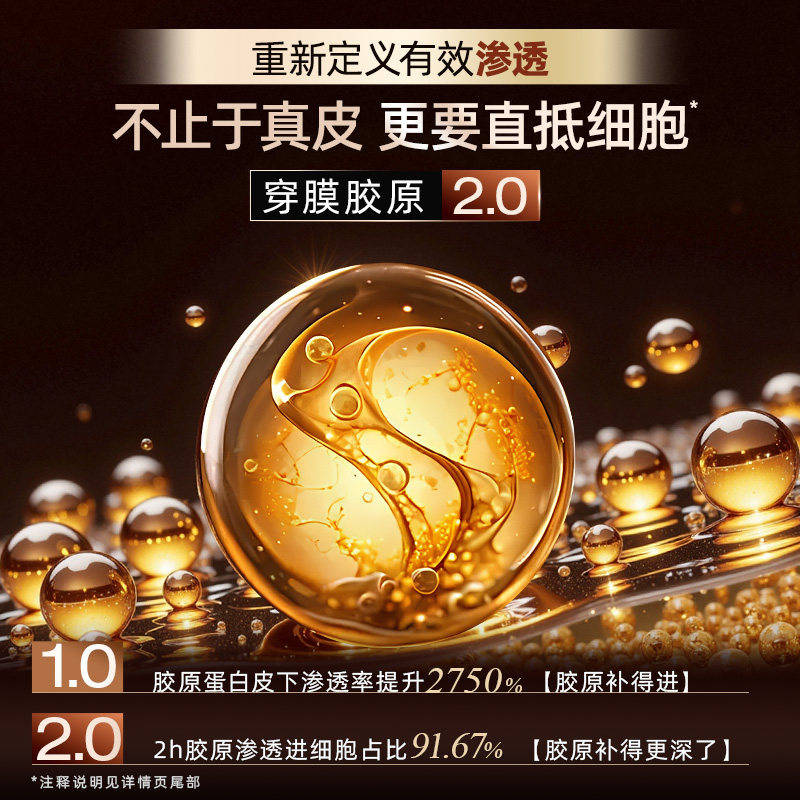 KeyC珂谧穿膜胶原棒重组胶原淡纹抗皱次抛提亮精华液福瑞达护肤品