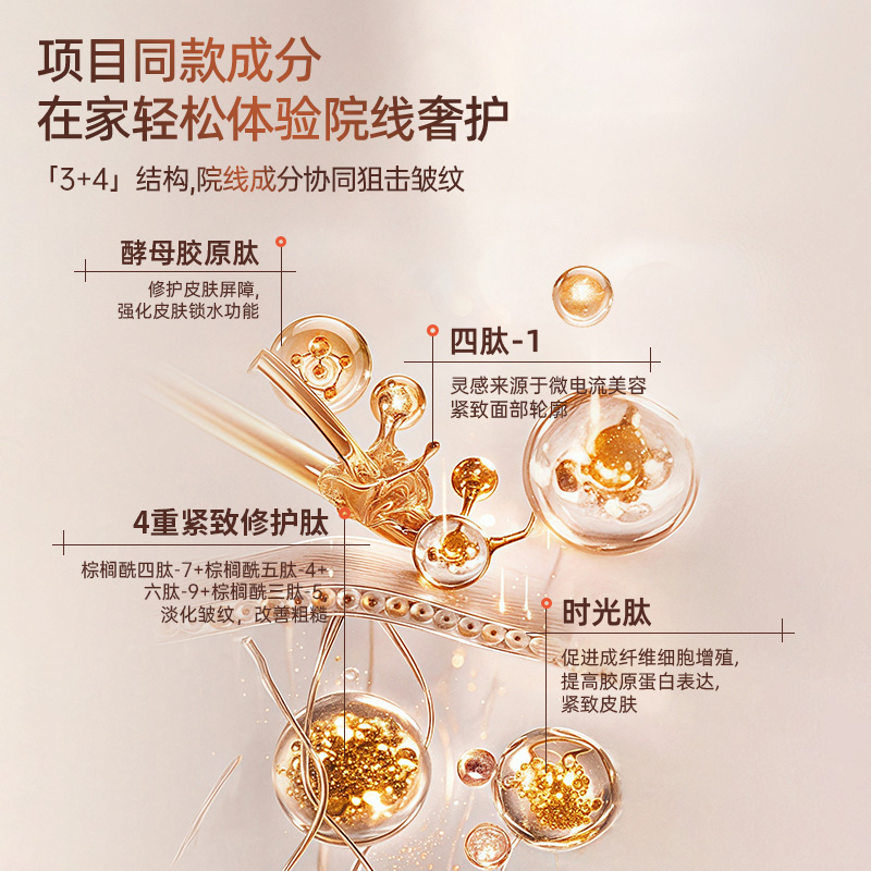 KeyC珂谧穿膜胶原棒重组胶原淡纹抗皱次抛提亮精华液福瑞达护肤品