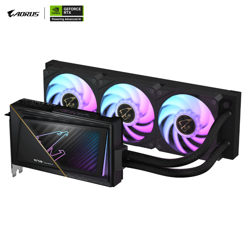 技嘉RTX5080 水雕 XTREME WATERFORCE 16G 360水冷4K显卡 DLSS4 - 图3