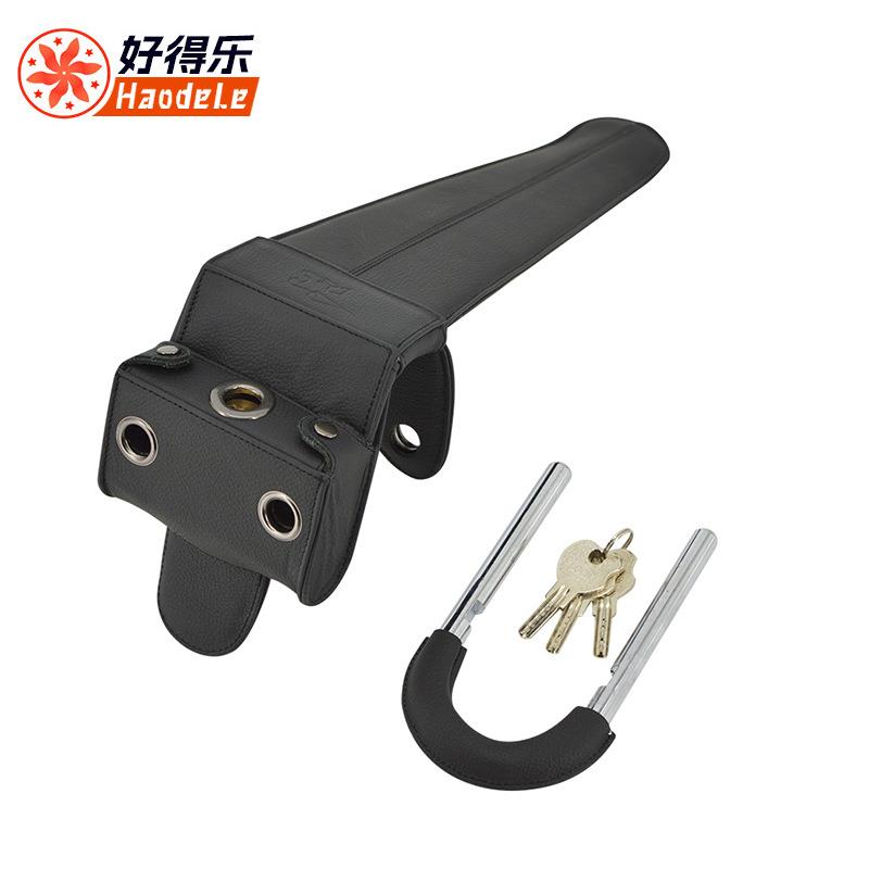 方向盘锁车头汽车用品抵押车神器锁车器车把车锁防盗龙头小车 - 图0