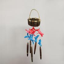 Custom Minima Natural Sea Snail Shells Wind Bells Window Sill Wall Windbell Beach Decoration Hung Up