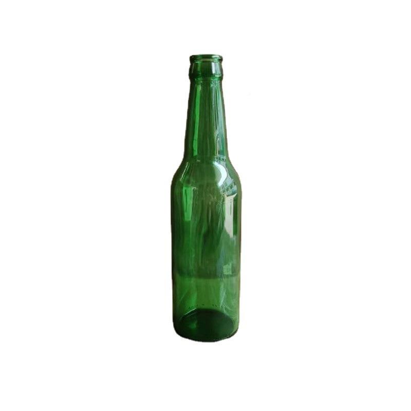 新款棕绿色啤酒瓶空瓶330ml透明汽水瓶饮料瓶带盖玻璃啤酒瓶 - 图3