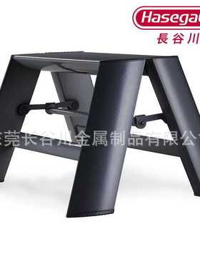 长谷川铝合金家用梯人字梯凳钢琴烤漆彩色折叠踏台一步凳子ML-1