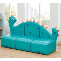 Dinosaur Composition Sofa Early Teach Kindergarten Children Software Trio Animal Cartoon Cute Double Sponge Sofa