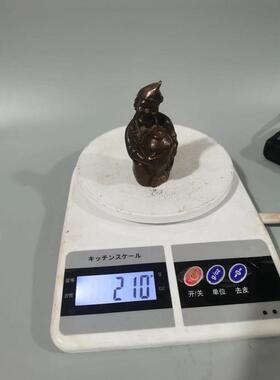 古玩杂项收藏仿古铜济公茶宠摆件老物件玩件复古乡下收手