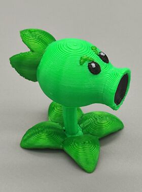 植物大战僵尸3D打印模型实物摆件全套杂交版桌面冰瓜香蒲豌豆射手