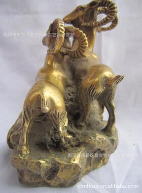 铜三羊开泰摆件铜器工艺品 三羊开泰