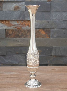 北欧风波浪艺术浮雕电镀花瓶摆件金色家用创意口简约花瓶ins批发