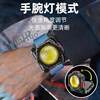 Cross-border multifunctional three-in-one headlamp, outdoor night running head-mounted waist bag lamp, wrist lamp, emergency flashlight