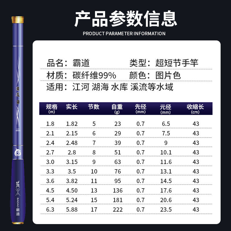 鱼竿溪流竿手杆超轻超硬短节迷你便携28调收缩高碳鲫鱼竿马口白条,淘宝优惠券,粉丝福利购,淘宝优惠卷