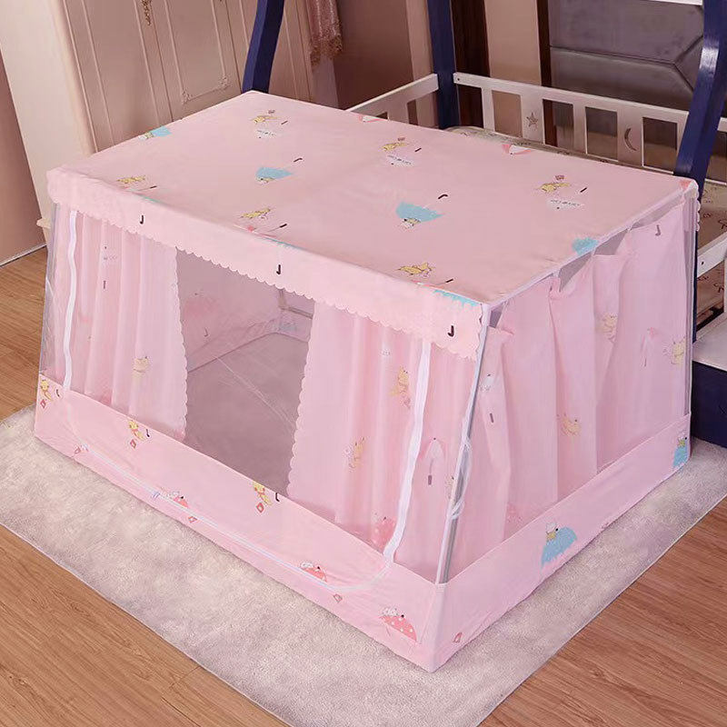 家用子母床蚊帐梯形上下铺专用1.5书架款1.2儿童双层高低床公主风,淘宝优惠券,粉丝福利购,淘宝优惠卷