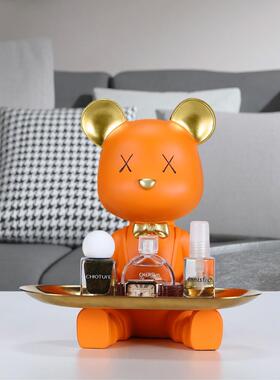 进门鞋柜上摆的收纳盒摆件进门玄关钥匙网红家用客厅桌面轻奢可爱