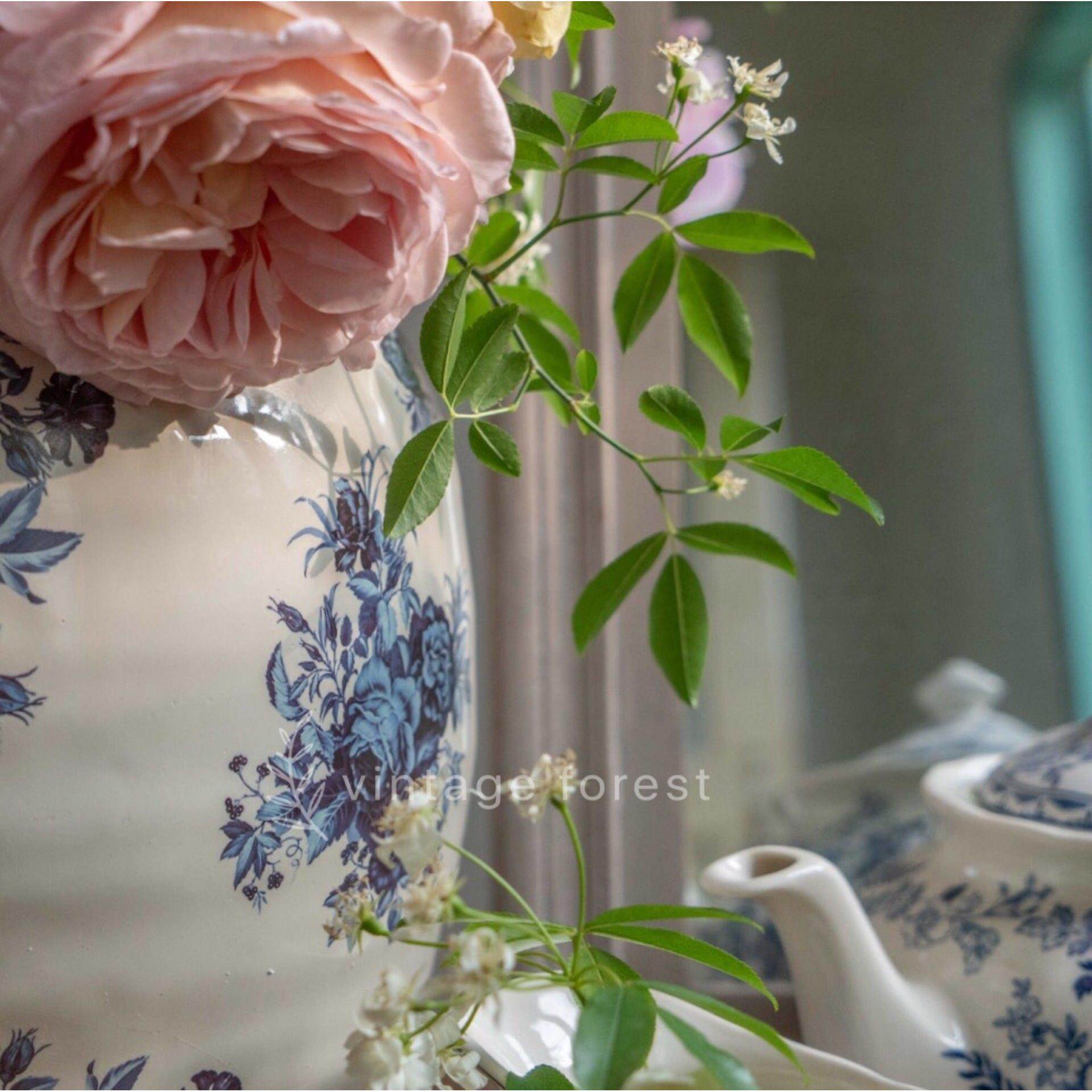 欧美法式乡村田园青花陶瓷色釉水培干鲜大肚花瓶插家用样板房摆件,淘宝优惠券,粉丝福利购,淘宝优惠卷