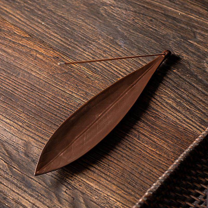 仿古柳叶陶瓷香炉线香香插家用室内熏香檀香创意线香炉香薰炉禅意,淘宝优惠券,粉丝福利购,淘宝优惠卷