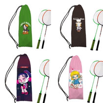 Badminton Bag Children Bubble Mater Cartoon Cartoon Cartoon Cartoon Adult Children Badminton Racket Bag Secondary Motoracket Cover