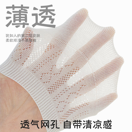 袜子女士夏季薄款船袜不掉跟防滑短袜纯棉2026新款爆款浅口隐形袜 - 图1