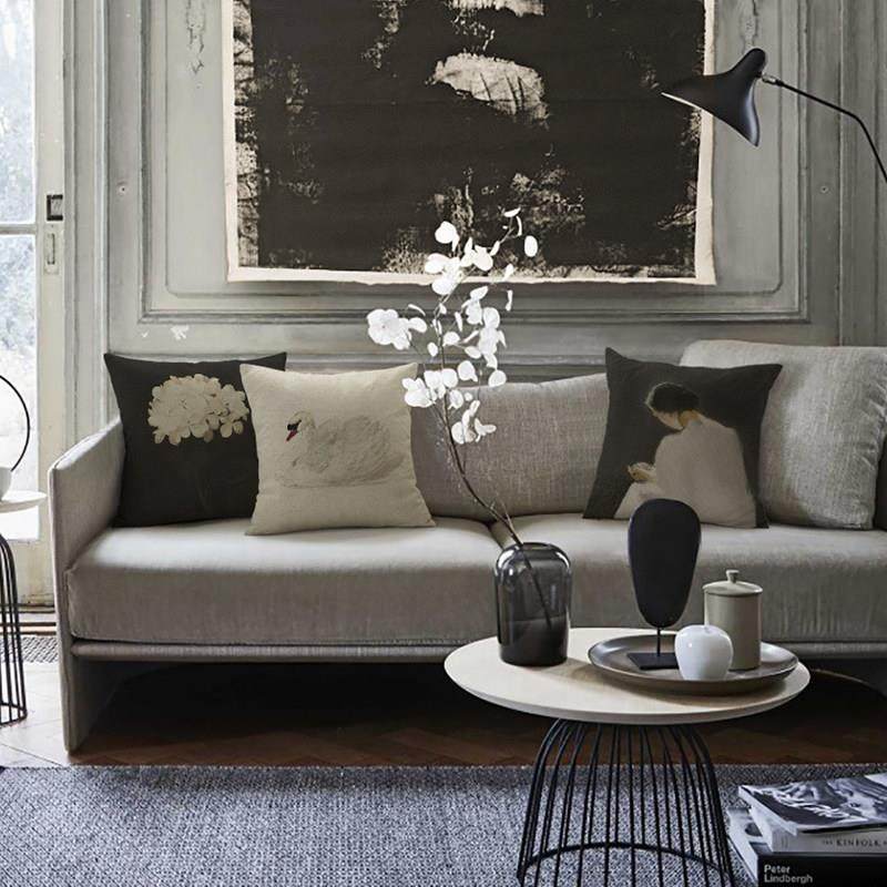 欧式覆古天鹅芭蕾艺术法式中古沙发抱枕靠垫文艺靠枕靠背卧室枕套,淘宝优惠券,粉丝福利购,淘宝优惠卷