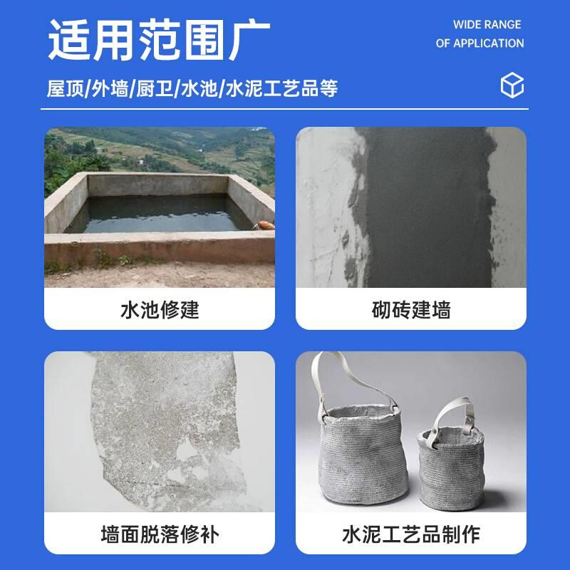 平房漏水裂缝胶补漏王屋顶灌缝专用防水墙体水泥填充修补填缝胶泥-图1