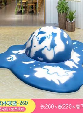 户外仿真甜甜圈冰淇淋汉堡包玻璃钢雕塑商业街奶茶甜品店装饰摆件