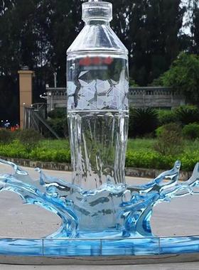 透明环氧树脂工艺饰品摆件大型不锈钢鹿景观玻璃钢雕塑厂家定制做