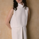 VERTOW elegant skirt sleeveless ເທິງ