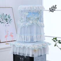 Embroidered lace water dispenser hood Korean-style water dispenser bucket Two sets of Farmland Water Dispenser Hood