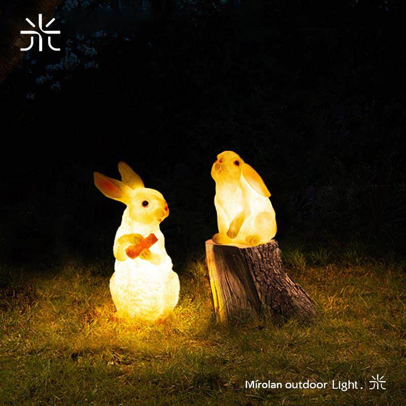 户外动物灯太阳能草坪灯别墅庭院灯花园地灯防水兔子灯装饰氛围灯,淘宝优惠券,粉丝福利购,淘宝优惠卷
