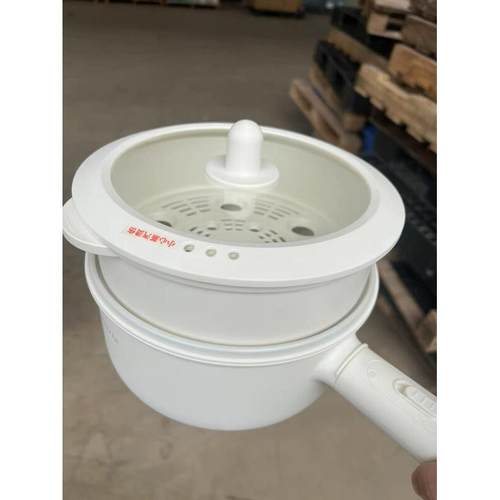 电煮锅宿舍学生小电锅多功能一体小型家用电热锅煮面小白锅 - 图0