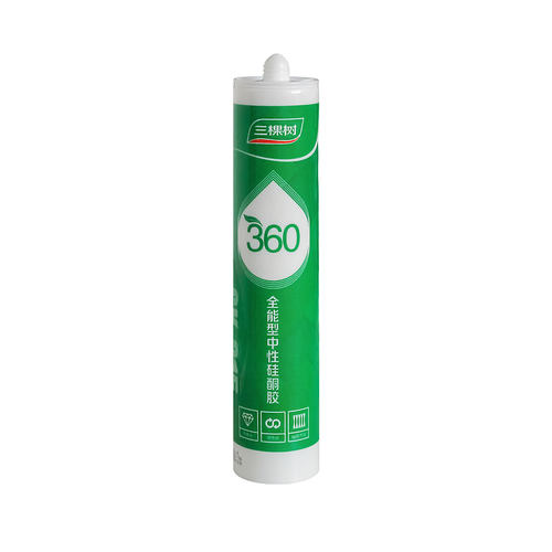 三棵树360全能型中性硅酮玻璃胶高粘性快干性防水防霉厨卫建筑 - 图3