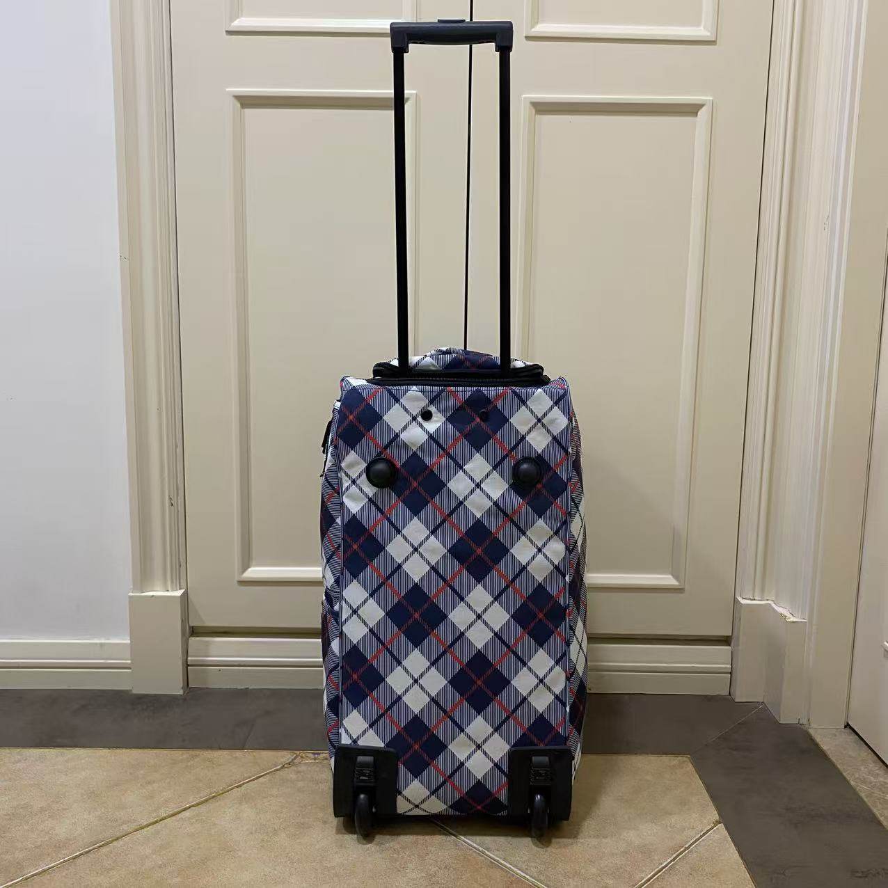 出口美国可折叠多口袋两轮拉杆包大容量行李包可折叠可登机旅行包,淘宝优惠券,粉丝福利购,淘宝优惠卷