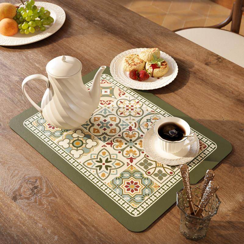 范居态度硅藻泥厨房台面沥水垫防滑吸水垫软垫碗筷隔热免洗杯垫,淘宝优惠券,粉丝福利购,淘宝优惠卷