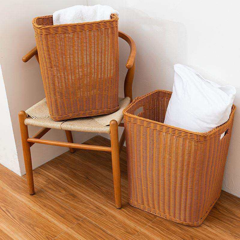 仿藤编脏衣篮卧室大号洗衣篓酒店民宿浴巾筐换洗衣服收纳篮玩具桶,淘宝优惠券,粉丝福利购,淘宝优惠卷