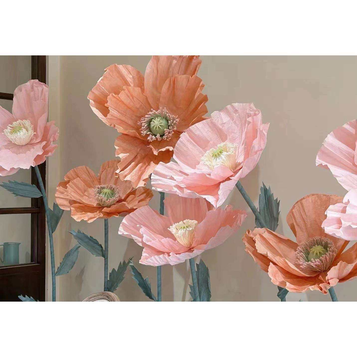 真丝纸艺巨型大花婚礼路引活动布置装饰道具打卡摄影道具商场美陈,淘宝优惠券,粉丝福利购,淘宝优惠卷