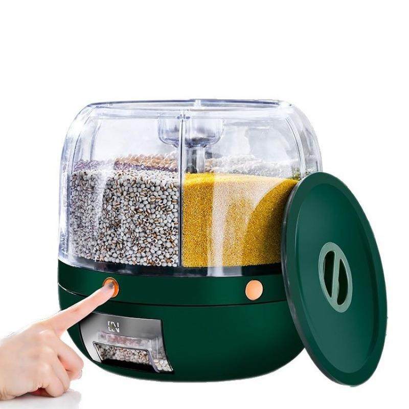 米桶旋转五谷杂粮装大米收纳盒家用防虫防潮密封放储米箱2025新款,淘宝优惠券,粉丝福利购,淘宝优惠卷