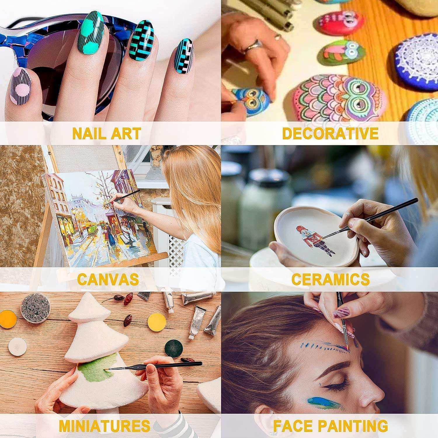 金之枫跨境热销15支黑色木杆尼龙微缩细节刷套装 画笔,淘宝优惠券,粉丝福利购,淘宝优惠卷