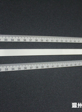 正向反向700mm铝合金标尺刻度尺/可直接黏贴金属标尺/700mm*10mm