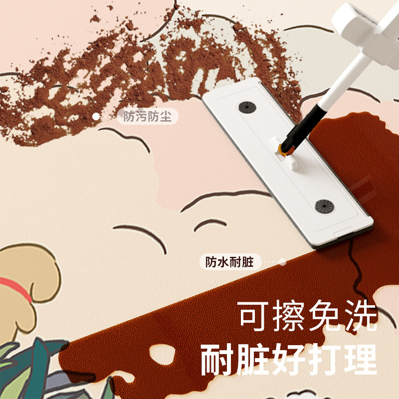 线条小狗卡通入户门地垫pvc耐脏免洗可擦进门地毯门口脚垫可裁剪,淘宝优惠券,粉丝福利购,淘宝优惠卷