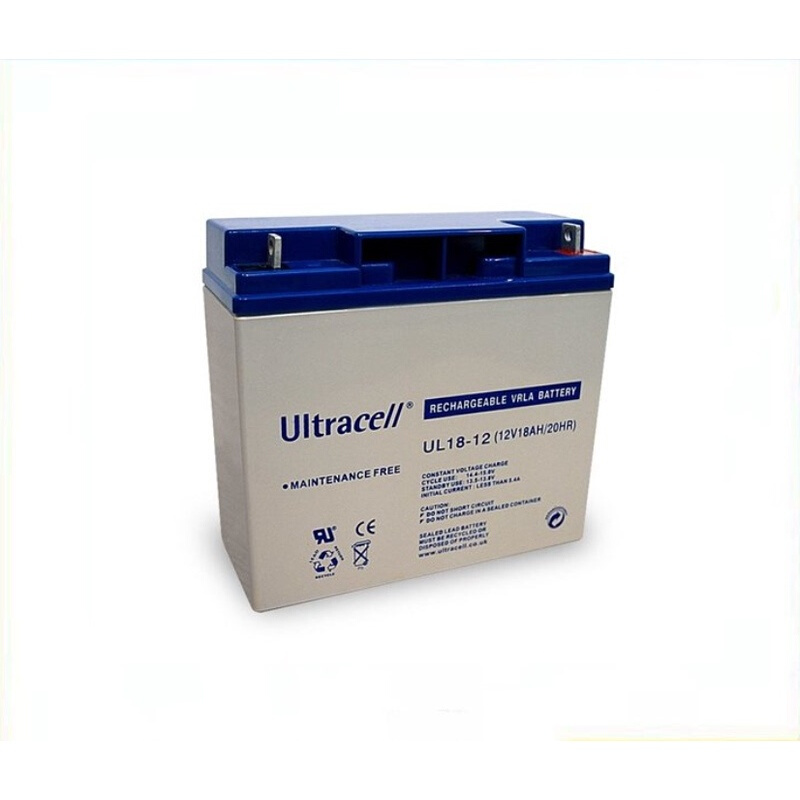 Ultracell蓄电池UC14-12/12V14AH通讯应急电源 直流屏机房UPS专用 - 图0