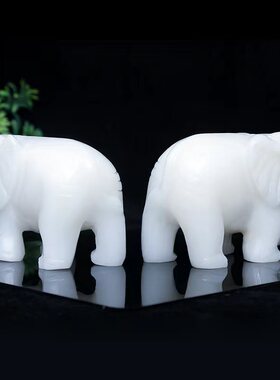 白玉风水象家居饰品开业乔迁摆设