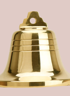 新大号铜钟摆件黄铜铃铛门口铜y铃风玲挂件大铜玲铛纯铜车内挂饰