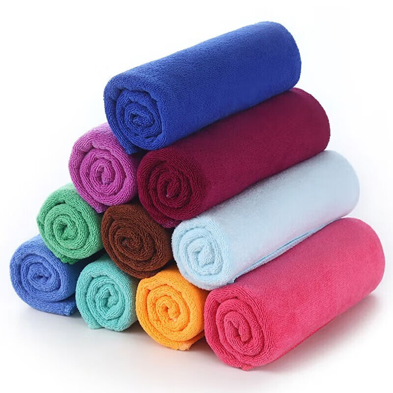金固牢清洁毛巾地板抹布洗车毛巾百洁擦拭布30×60cm颜色随 - 图2