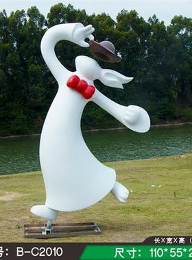 学校售楼部小区景观装饰玻璃钢现代抽象读书人物雕塑草坪美陈摆件