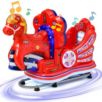 Straight for rocking car slot 2024 new electric car market door rocking horse sweeping code commercial swing machine factory
