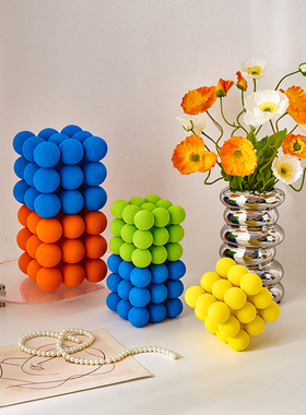 极速北欧创意高颜值桌面摆件几何魔方G样板房拍摄装饰道具闺蜜生