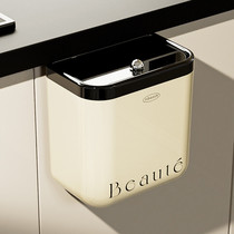 Kitchen garbage bins Hanging Domestic Wall-mounted Toilet Toilet Large clamshell with cover kitchen residual containing barrel cylinder