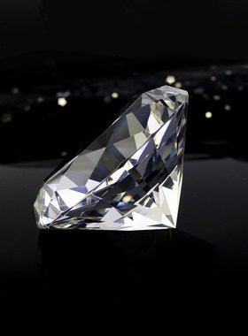 水晶奖杯大钻石奖牌摆件创意定制定做公司年会Q周年纪念品奖座刻