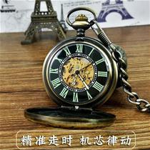 Pregnant Watch Retro Machinery Fully Automatic Clockwork Male student Flip Ancient Wind can be released Photo Female Nightlight Magical