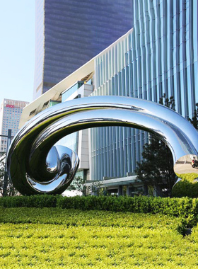 不锈钢山庭院景观抽象q场景玻璃钢雕塑定制广场公园街头艺术摆件