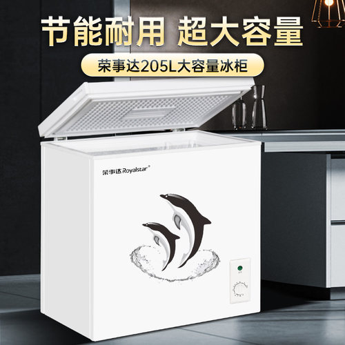 荣事达冰柜家用小型商用冷冻柜保鲜两用大容量一级能效速冻冷柜 - 图0