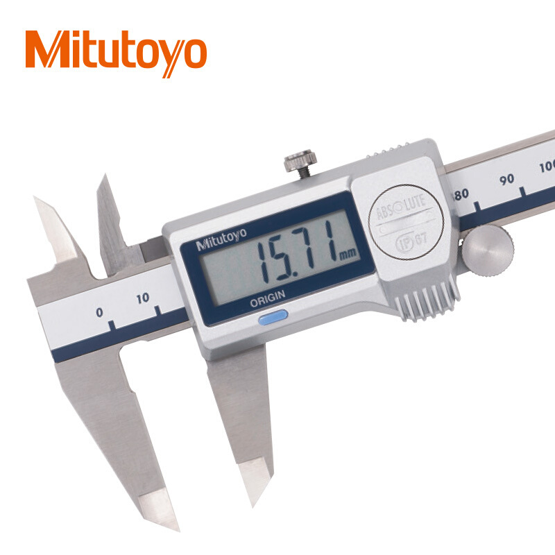Mitutoyo日本三丰IP67数显卡尺高精度0-150 200mm游标卡尺500-702 - 图2